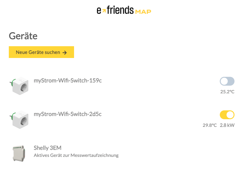 Update in der eFriends App